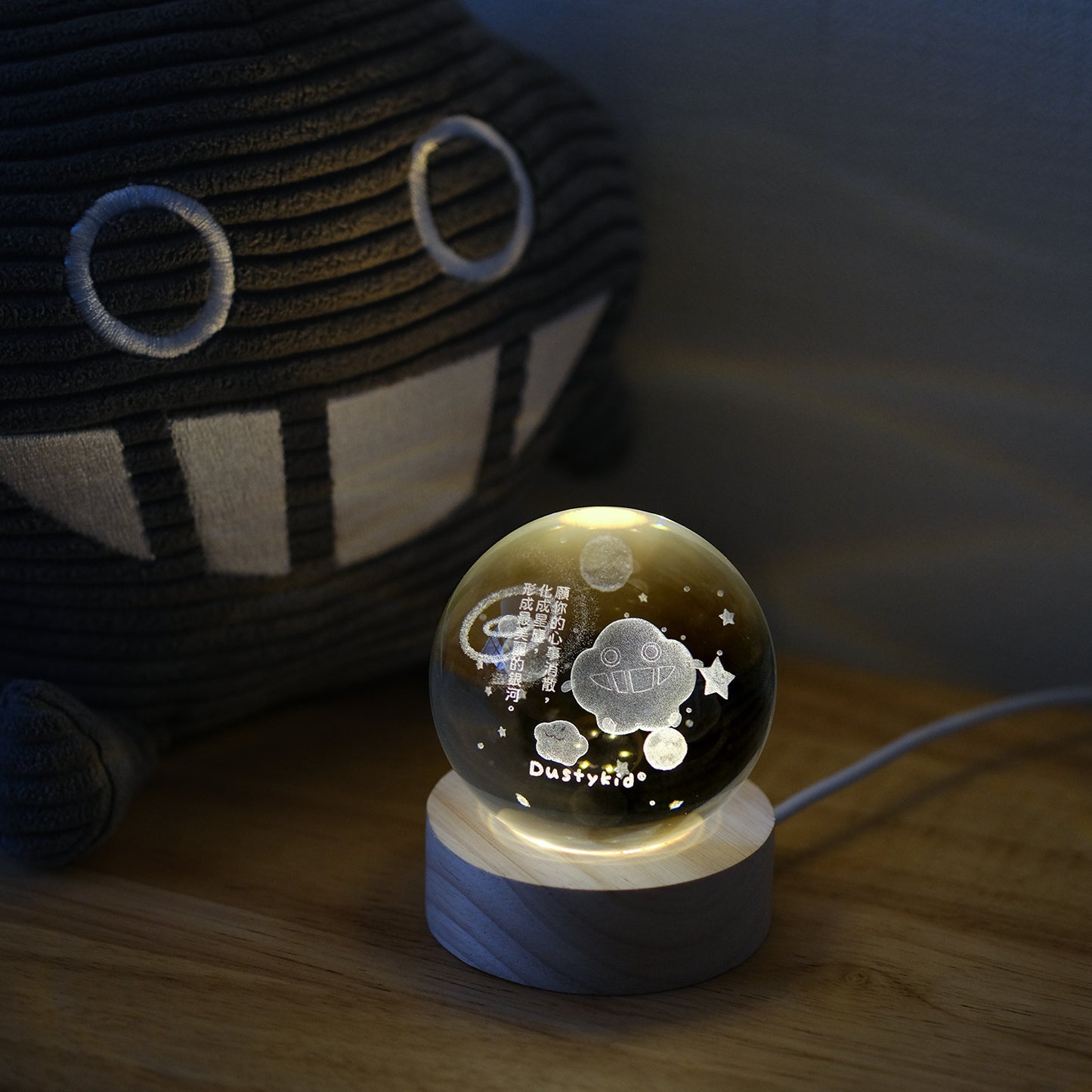 塵水晶球玻璃雕塑《星塵》
