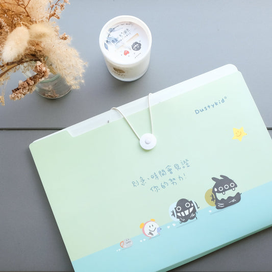 塵 A4 分類文件夾《時間會見證你的努力》