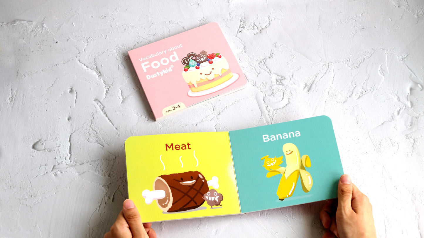 兒童學習-生字書系列《Vocabulary about Food》
