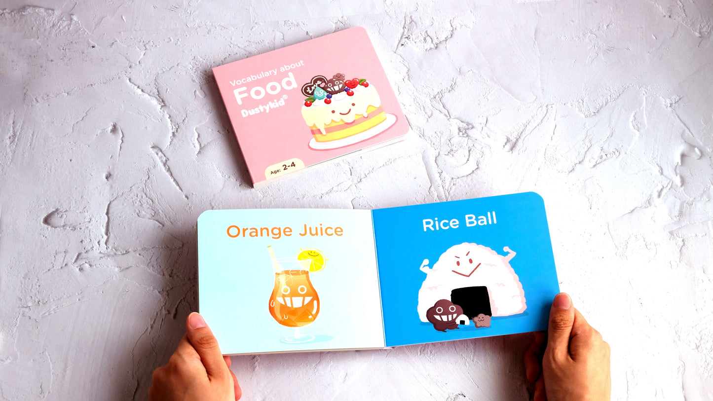兒童學習-生字書系列《Vocabulary about Food》