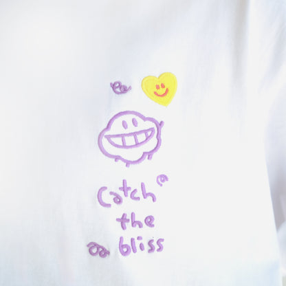塵短袖 Tee 白《Catch the bliss》