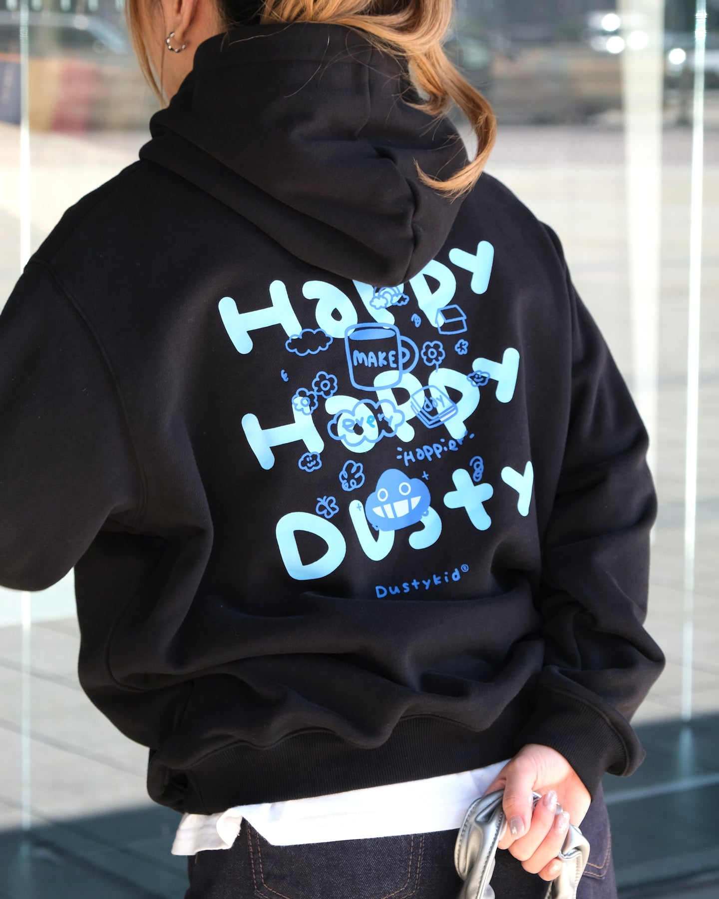 塵有帽衛衣《Happy Happy Dusty》