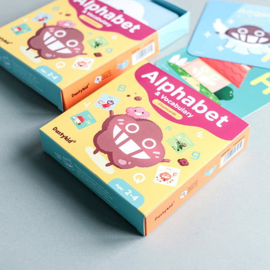 幼兒英文字母學習卡 《Alphabet & Vocabulary Flashcards》