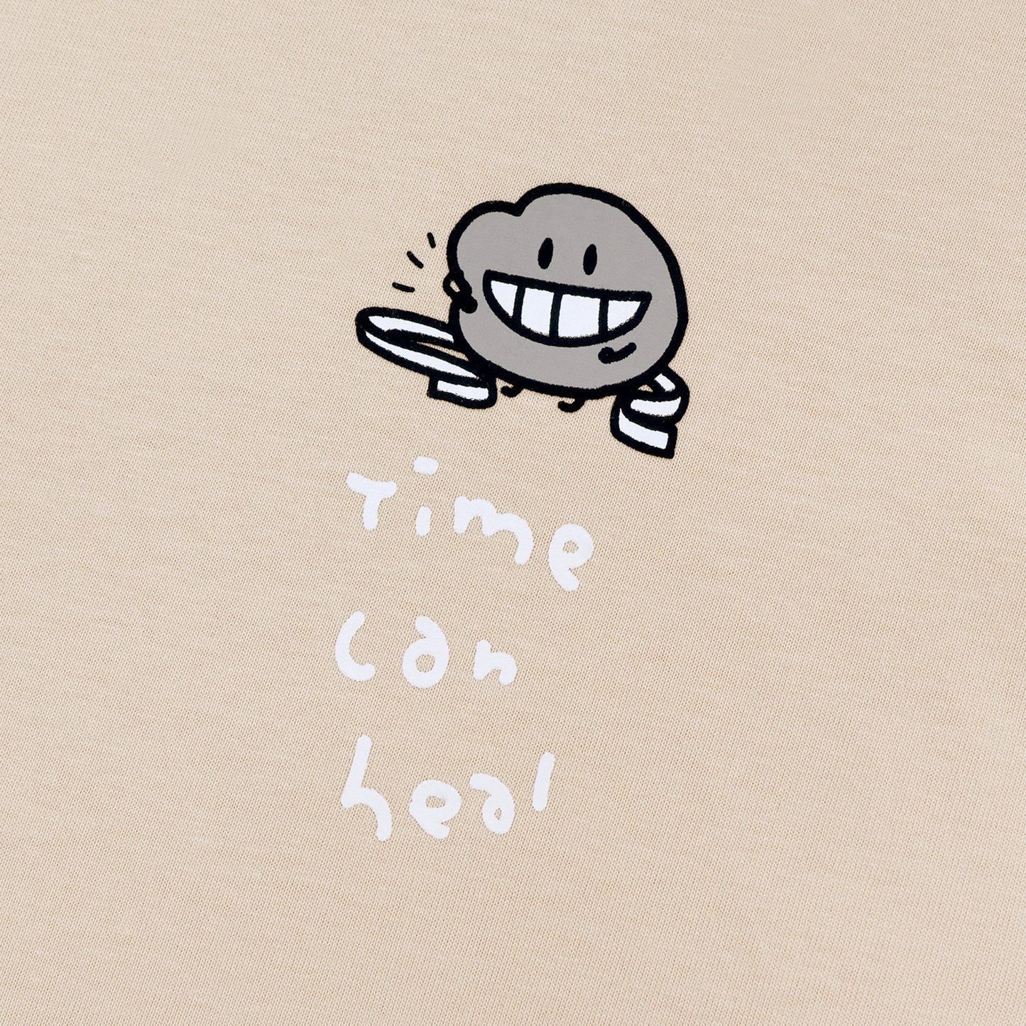 塵短袖 Tee 卡其《Time can heal》