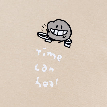 塵短袖 Tee 卡其《Time can heal》