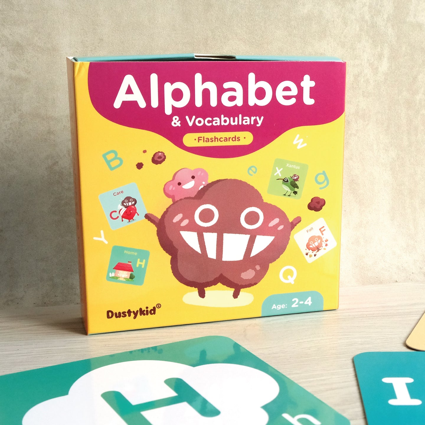 英文字母學習卡 《Alphabet & Vocabulary Flashcards》